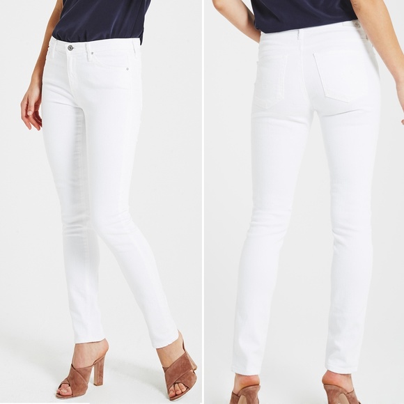 ag white skinny jeans